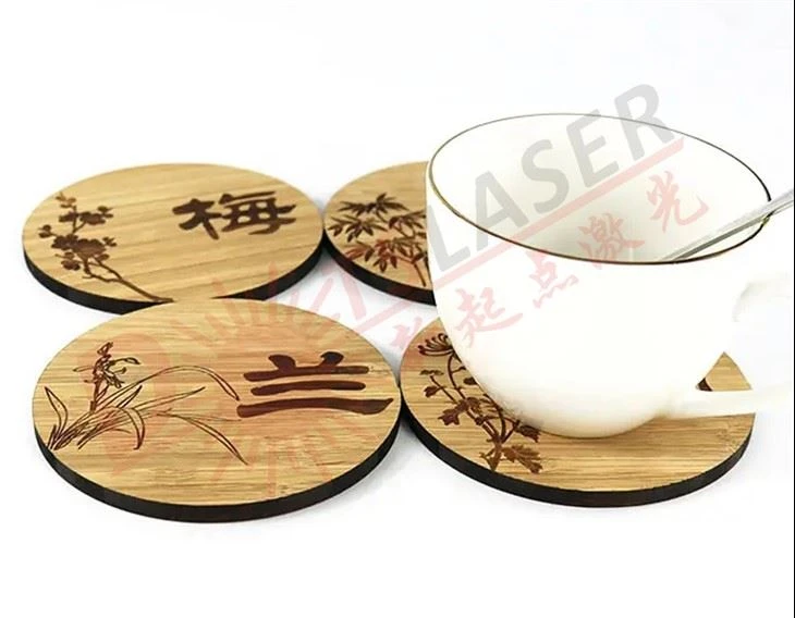 CO2 Laser Engraving Coasters